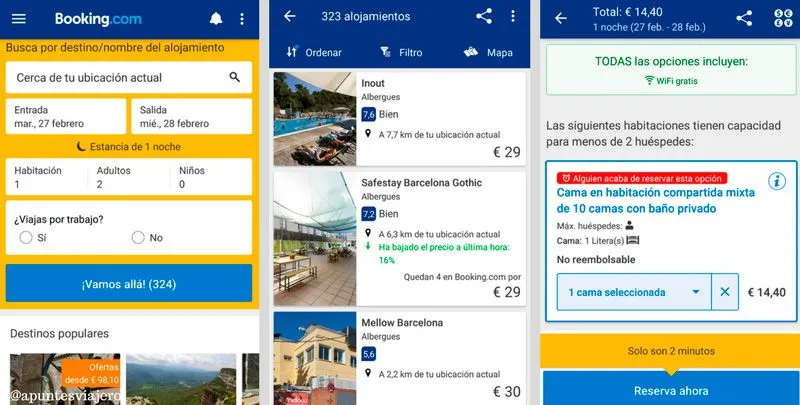 los mejores sitios web para reservar hoteles y hostales al precio mas bajo