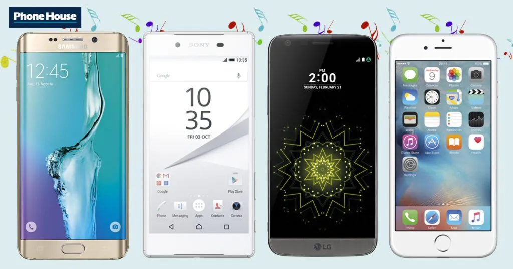 los mejores telefonos inteligentes para escuchar audio y musica
