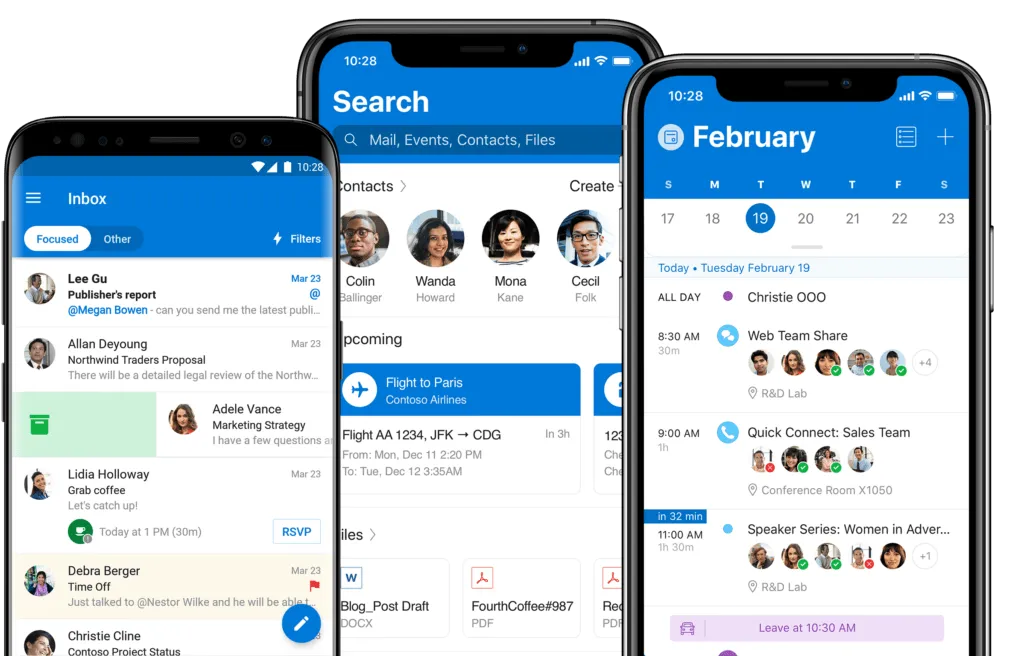 microsoft outlook para android iphone y ipad una nueva aplicacion de correo electronico para todas las cuentas