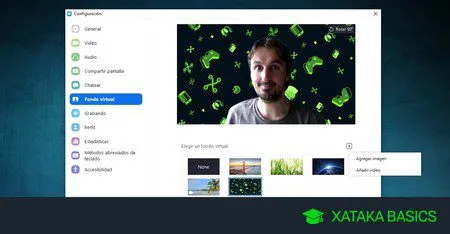 ocultar o cambiar el fondo de pantalla en zoom meet y videollamadas