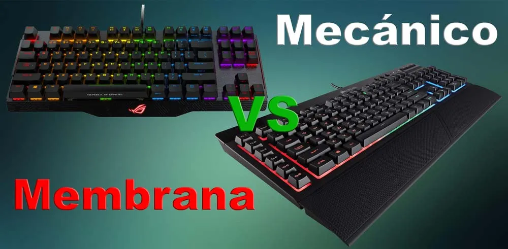 porque un teclado mecanico es mejor que una membrana convencional