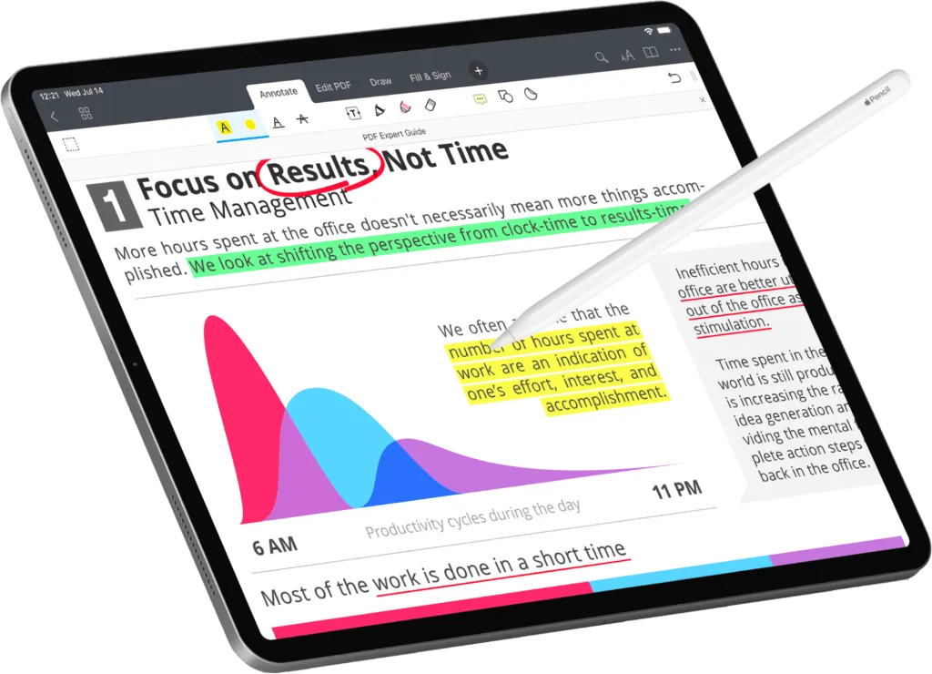 resalte texto en ipad y iphone de archivos pdf libros y paginas web