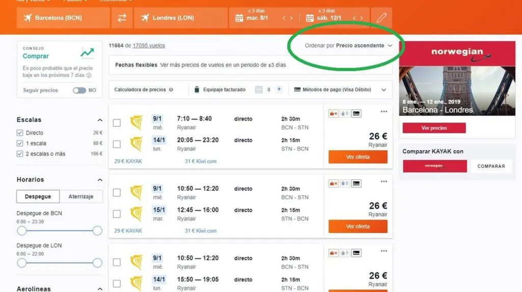 reserve vuelos de ryanair a los precios mas bajos en kiwi