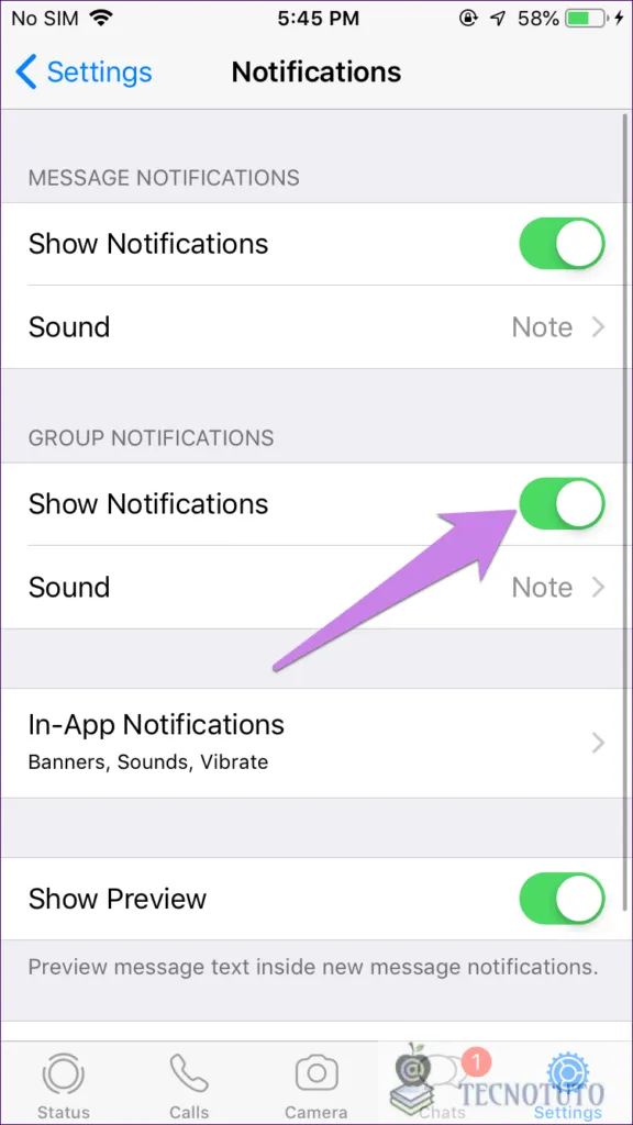 silenciar whatsapp y deshabilitar notificaciones en android y iphone