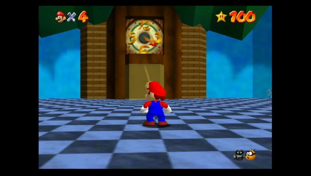 super mario 64 donde encontrar las estrellas en el pendulo