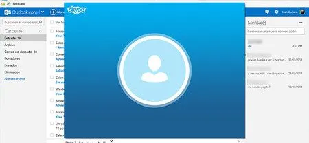 use skype en outlook com para chat y videollamadas