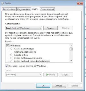 Deshabilitar los sonidos del sistema Windows 7 Deshabilitar los sonidos del sistema