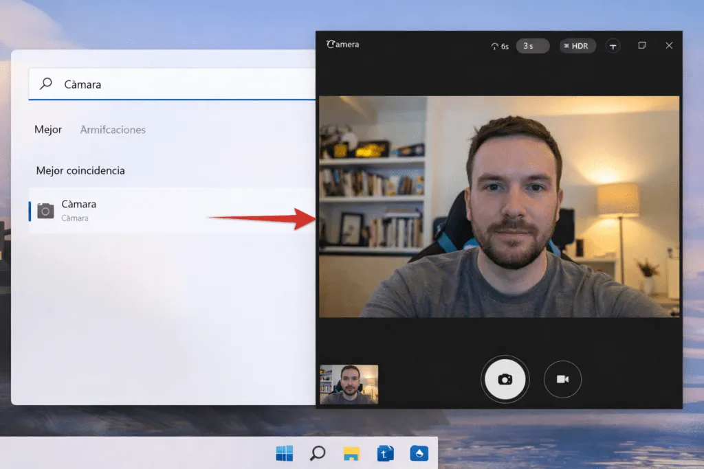 Como usar la aplicacion Camara en Windows 10 y Windows 11 para hacer fotos grabar videos y vigilar una habitacion